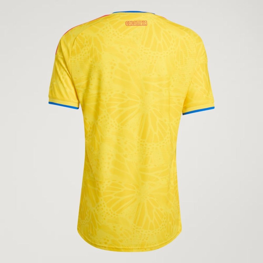 maillot-domicile-colombie-2026-jaune-bleu-rouge-tenue-officielle-football Colombia 2026 home soccer jersey yellow blue red official kit