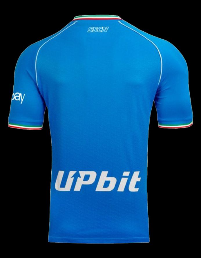 Napoli home jersey twenty twenty three twenty twenty four season blue