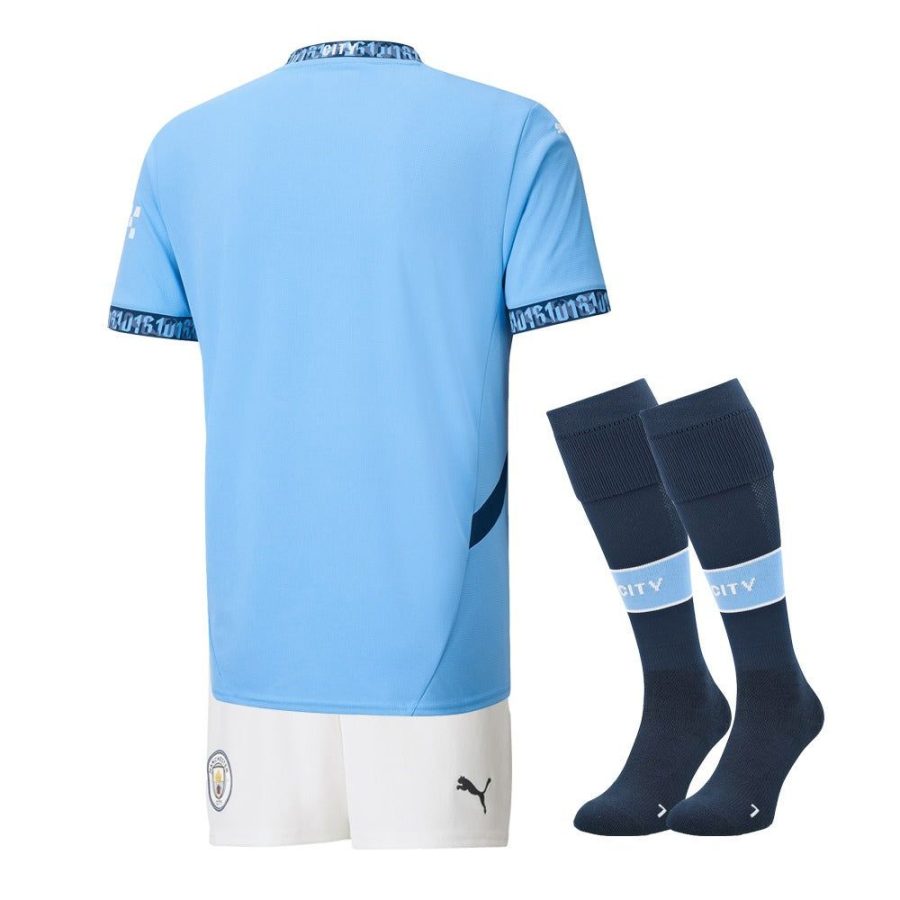 maillot-domicile-enfant-manchester-city-saison-2024-2025 Manchester City youth home jersey 2024 2025 season