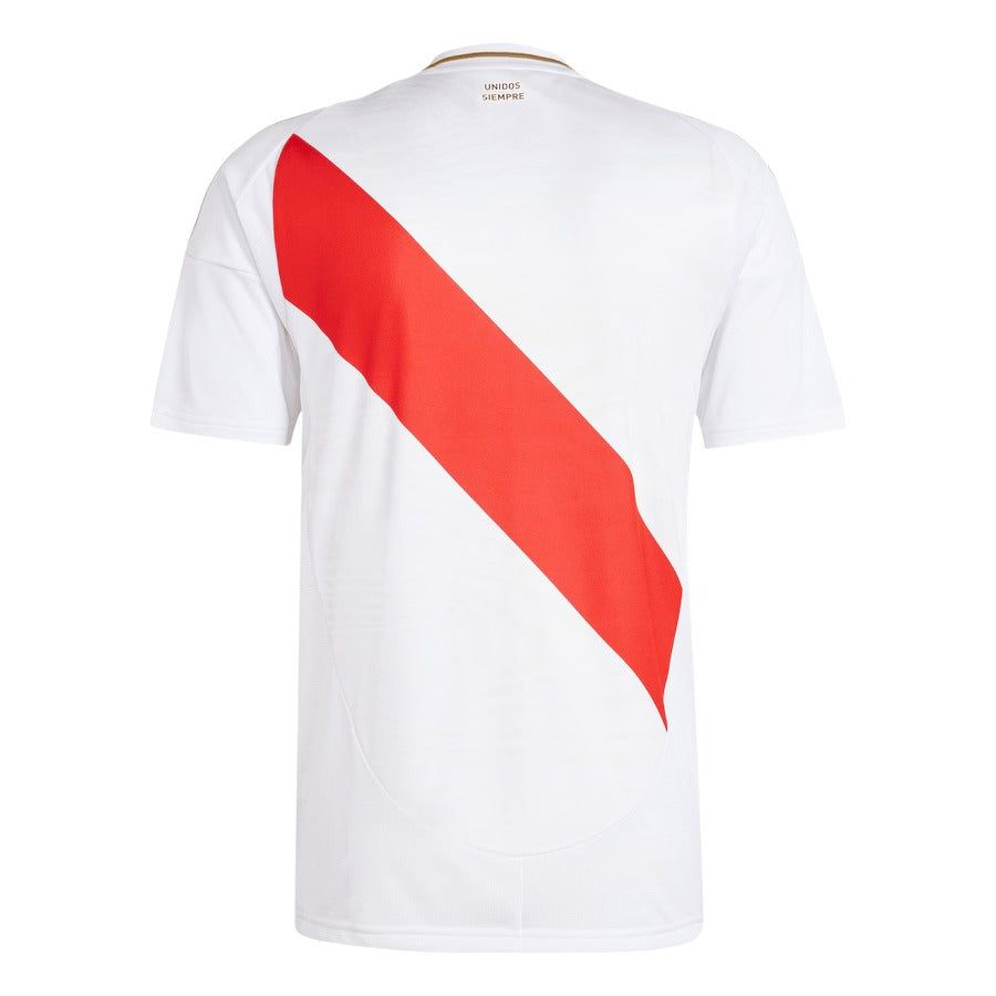 Peru National Team Home Jersey 2024 Season Red and White Soccer Jersey