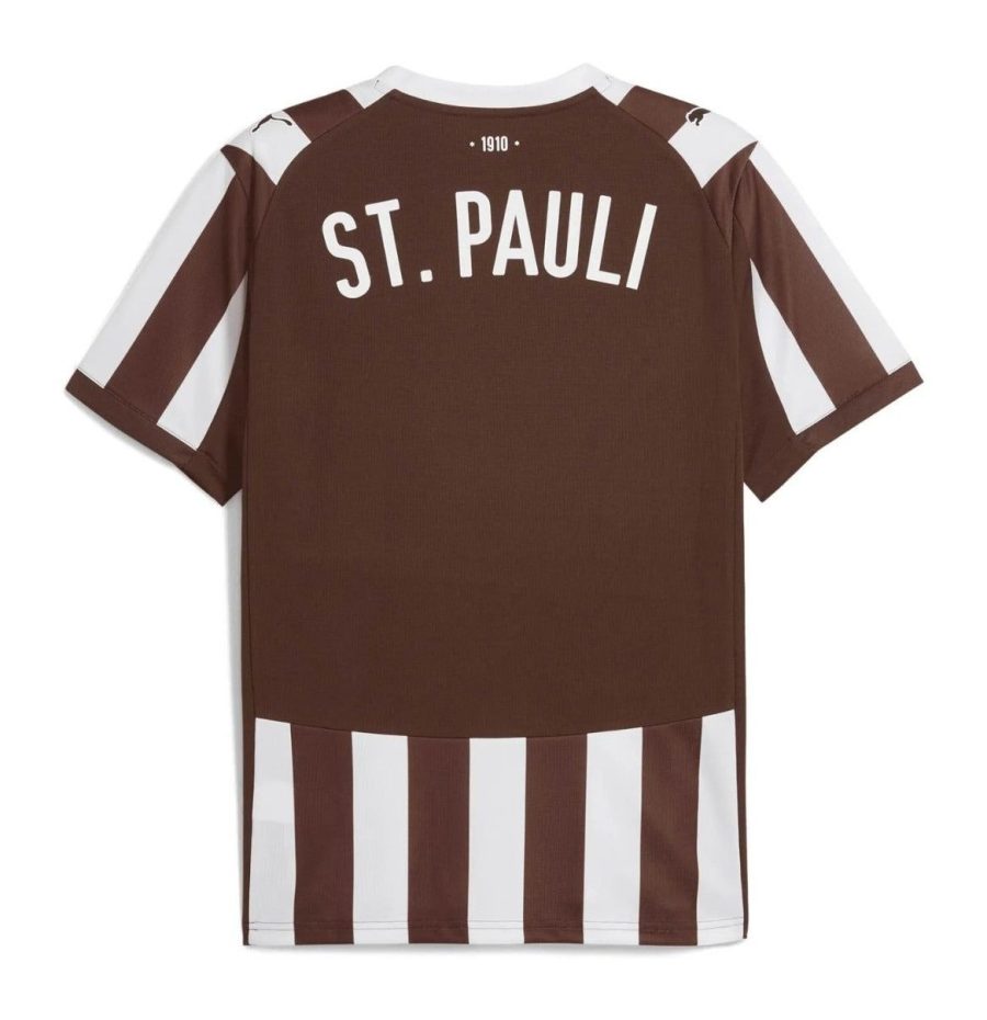 FC St. Pauli home jersey 2025 2026 season official black and white kit