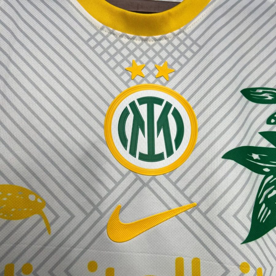 Inter Milan Home Jersey Yellow Snake Pattern Special Edition