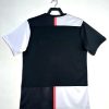 Juventus home jersey season two thousand nineteen two thousand twenty official black and white kit