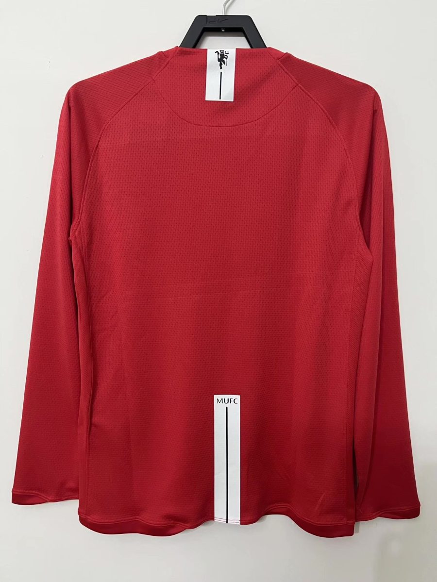 maillot-domicile-manchester-united-manches-longues-saison-2007-2008 Manchester United Home Long Sleeve Jersey 2007 2008 Season