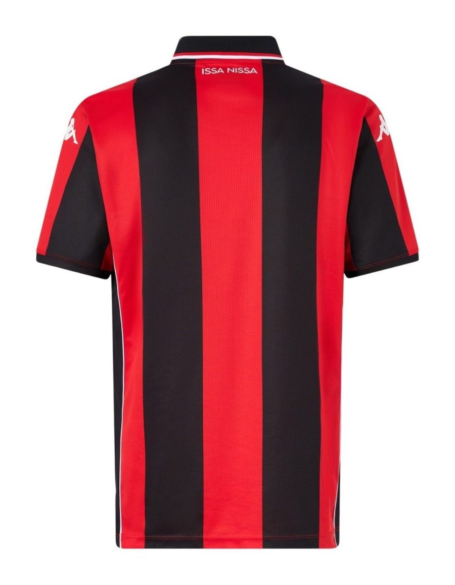 OGC Nice home jersey 2025 2026 season red and black for Gym supporters
