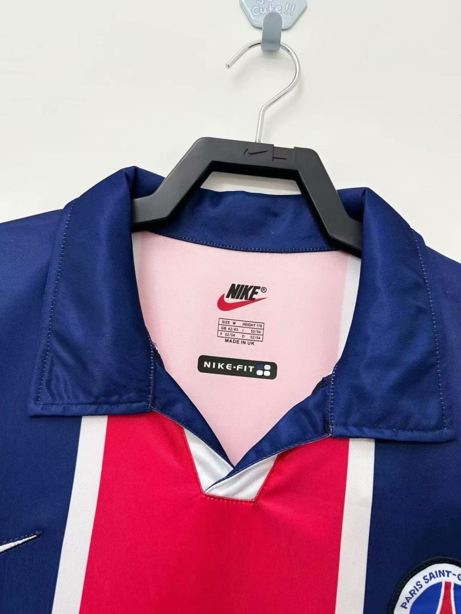 maillot-domicile-paris-saint-germain-saison-1998-1999-vintage Paris Saint Germain home jersey 1998 1999 season vintage