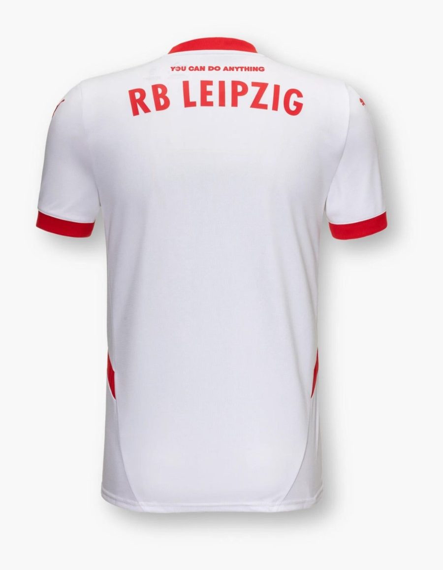 maillot-domicile-rb-leipzig-saison-2024-2025-rouge-et-blanc RB Leipzig home jersey 2024-2025 season red and white