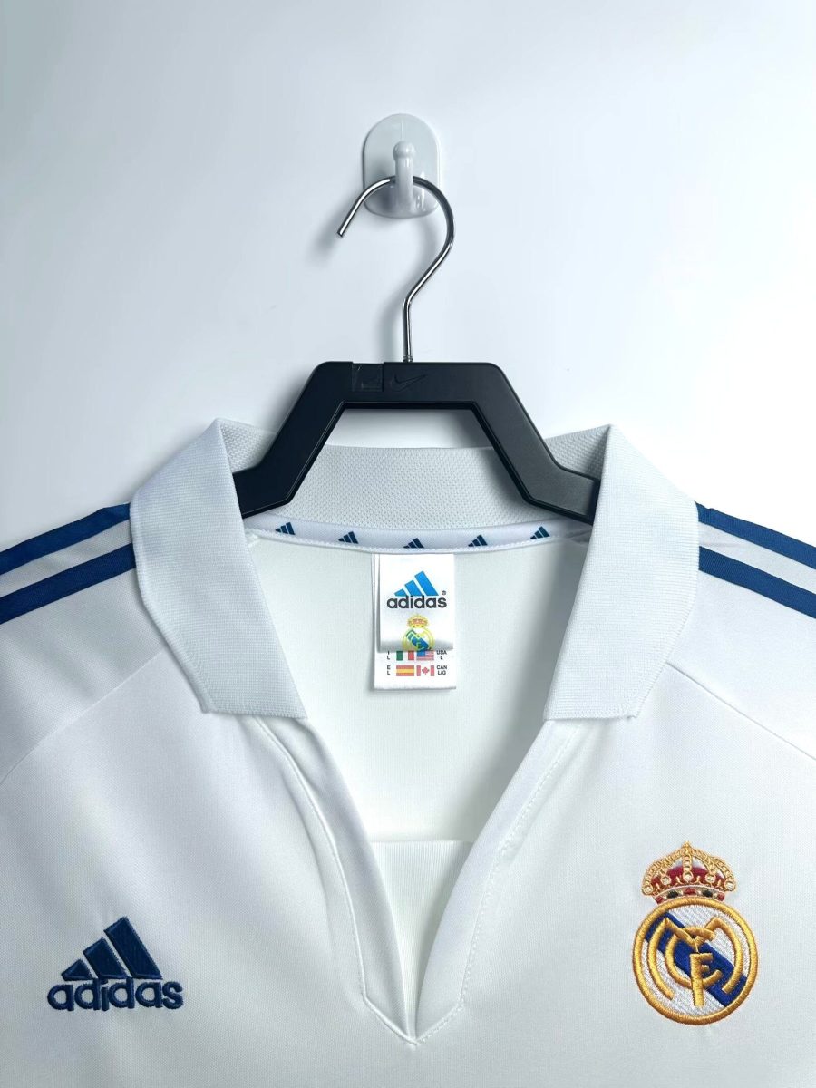 Real Madrid home jersey 2001-2002 season