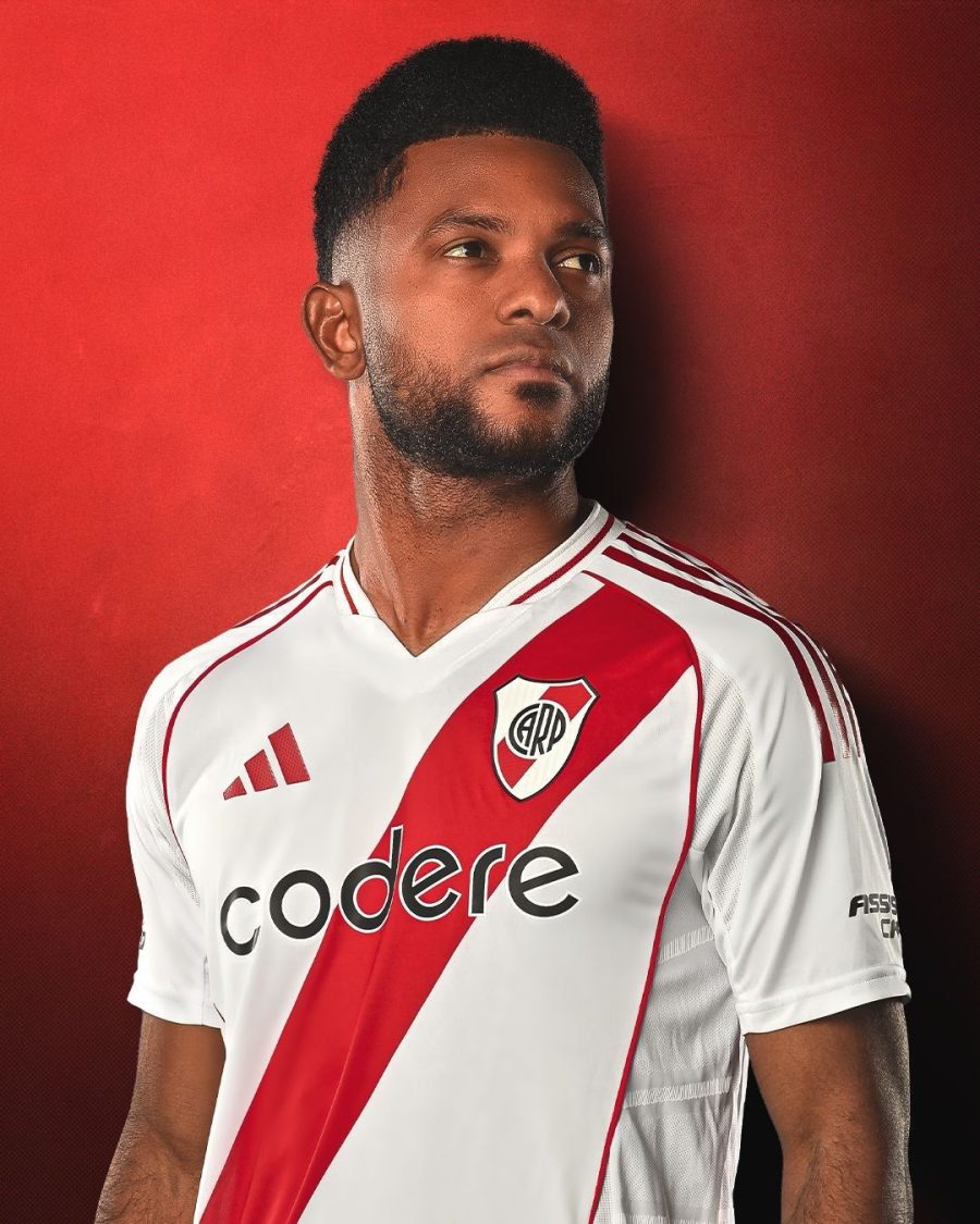 River Plate home jersey season twenty twenty four twenty twenty five