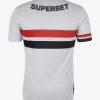 maillot-domicile-sao-paulo-fc-saison-2025-jersey-officiel-blanc-rouge-noir Sao Paulo FC home jersey 2025 season official white red black soccer jersey