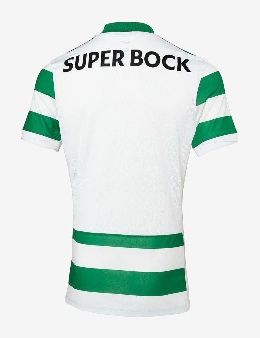 maillot-domicile-sporting-cp-saison-deux-mille-vingt-cinq-deux-mille-vingt-six-jersey-officiel-vert-et-blanc Sporting CP home jersey 2025 2026 season official green and white jersey