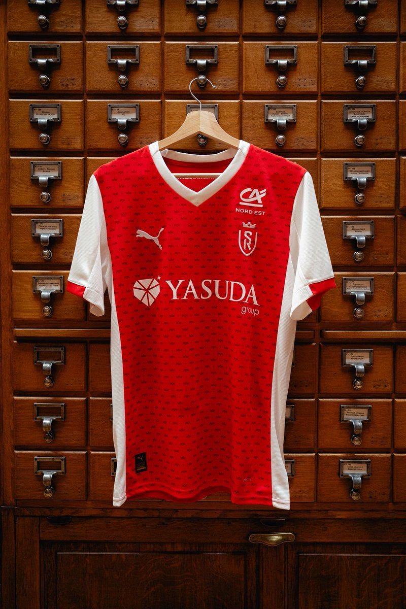Stade de Reims home jersey 2025 2026 season