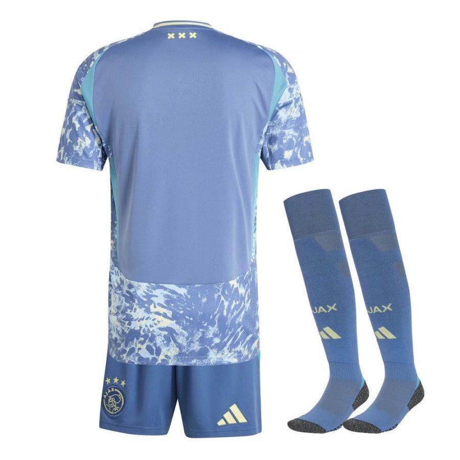 youth Ajax Amsterdam away jersey 2024 2025 season with shorts and socks