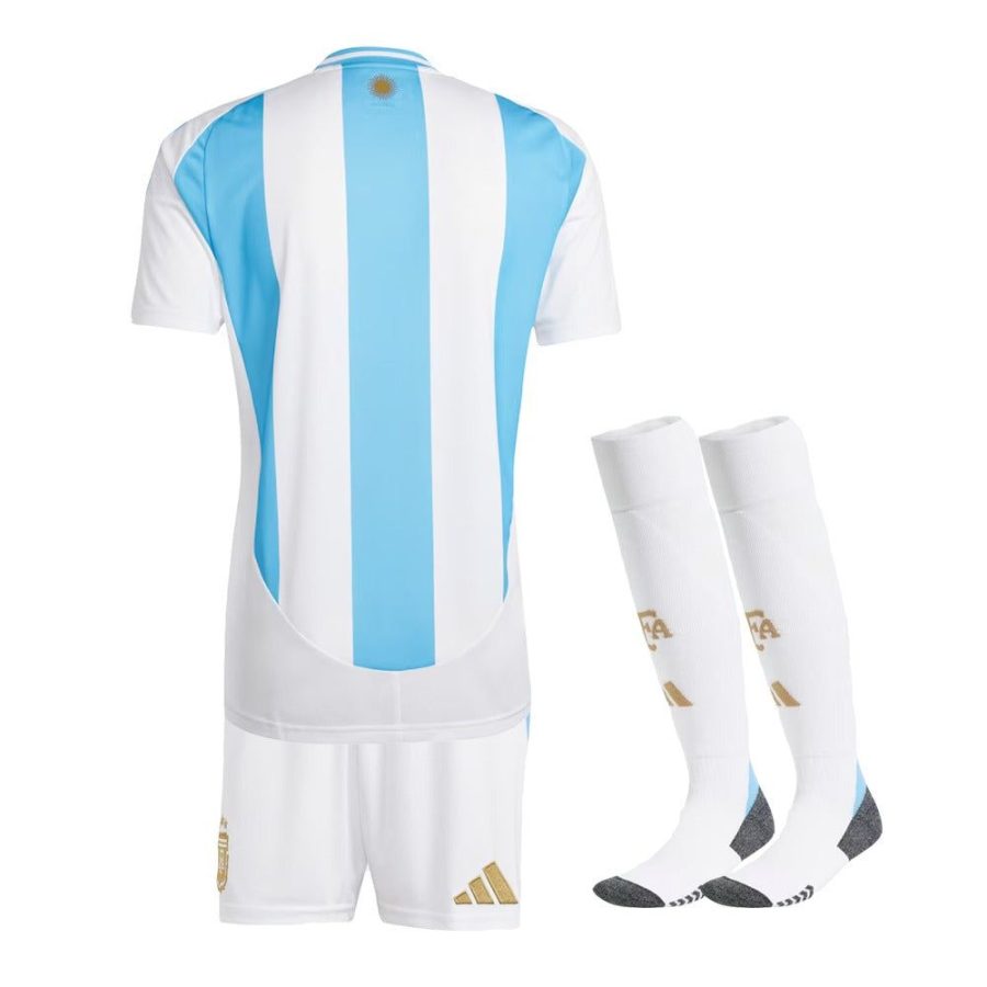 youth Argentina home jersey 2024 season soccer outfit