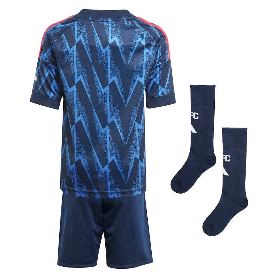 maillot-enfant-arsenal-exterieur-saison-2025-2026-avec-short-et-chaussettes Youth Arsenal away jersey 2025-2026 season with shorts and socks