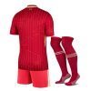 maillot-enfant-liverpool-domicile-saison-2024-2025-avec-short-et-chaussettes Liverpool youth home jersey season 2024 2025 with shorts and socks