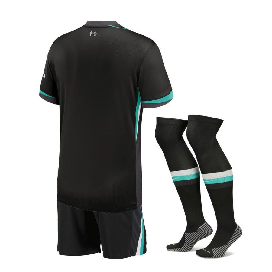 maillot-enfant-liverpool-exterieur-saison-2024-2025-avec-short-et-chaussettes Liverpool youth away jersey season 2024 2025 with shorts and socks