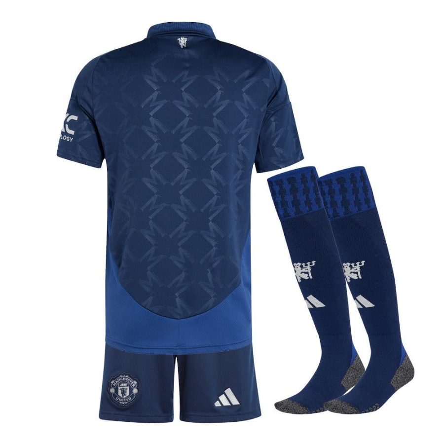 maillot-enfant-manchester-united-exterieur-saison-2024-2025-avec-short youth Manchester United away jersey 2024 2025 season with shorts