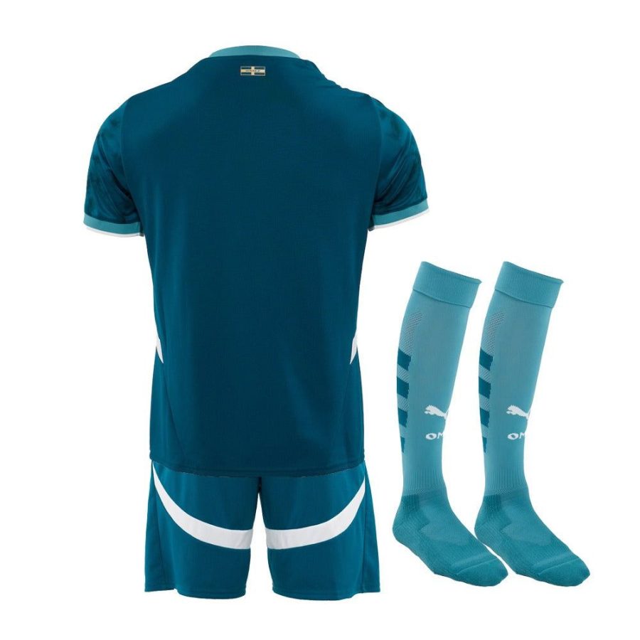 maillot-enfant-olympique-de-marseille-exterieur-saison-2024-2025 youth Olympique de Marseille away soccer jersey 2024 2025 season