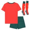 Youth Portugal home jersey 2025 season red and green