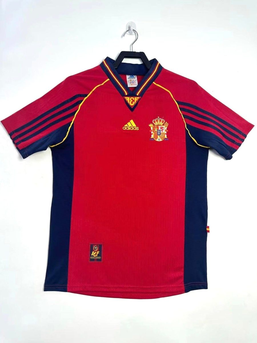 maillot-espagne-domicile-1998 SPAIN HOME JERSEY 1998