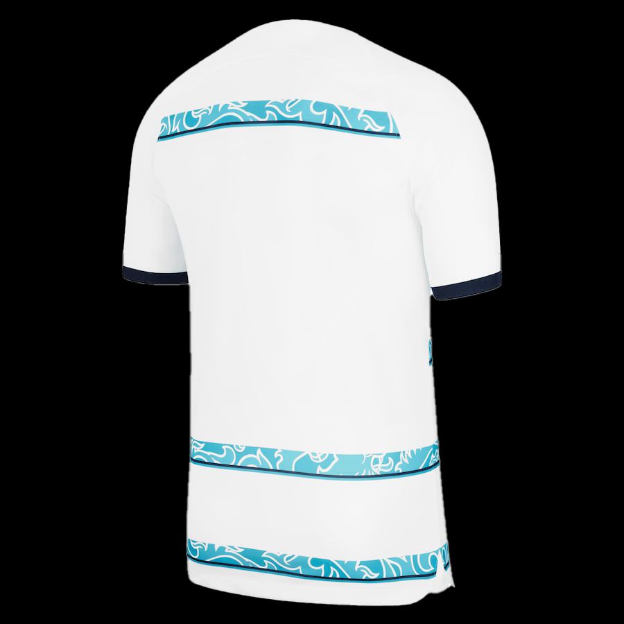 Chelsea away jersey season two thousand twenty two two thousand twenty three official blue