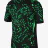 Nigeria away jersey 2024 season green and white soccer kit