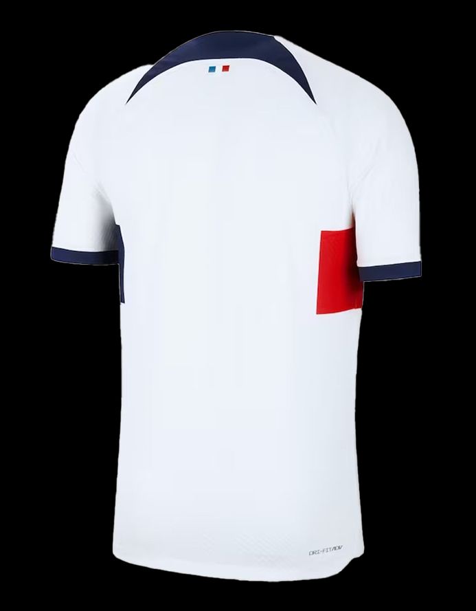 maillot-exterieur-du-paris-saint-germain-saison-deux-mille-vingt-trois-deux-mille-vingt-quatre Paris Saint Germain away jersey season two thousand twenty three two thousand twenty four