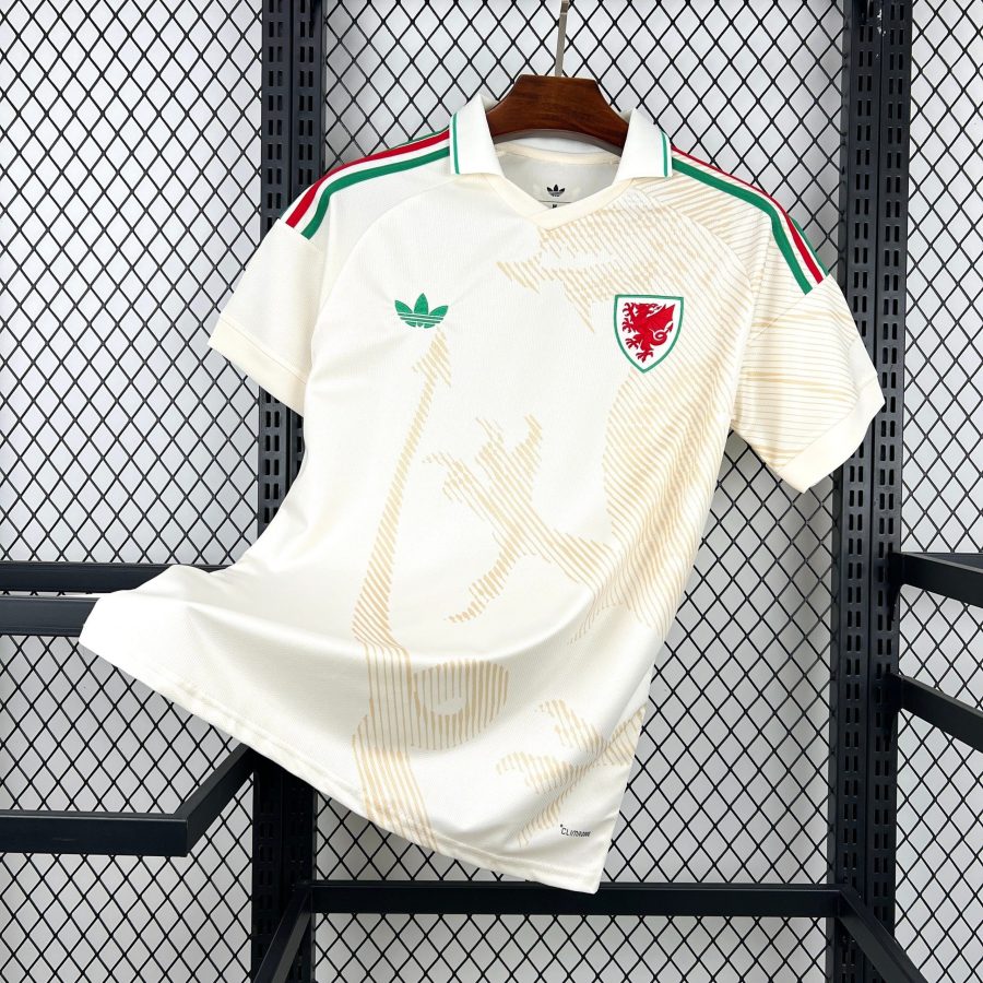 Wales away jersey 2026 season red soccer kit