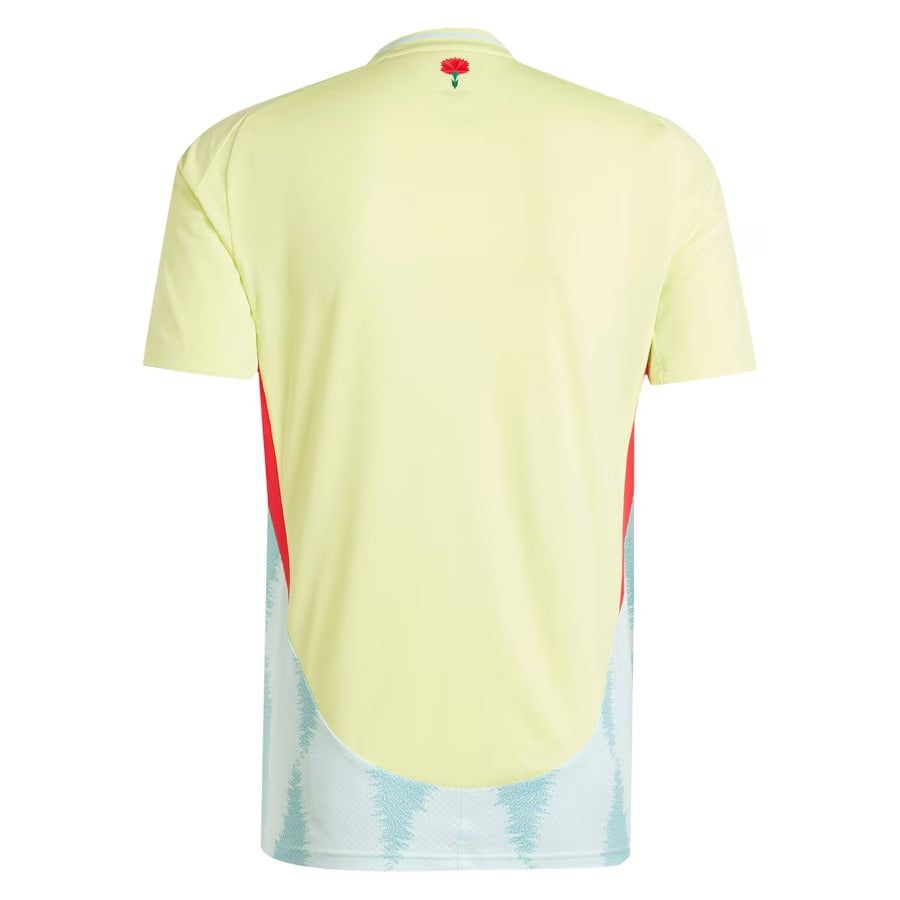 maillot-exterieur-espagne-2024-jersey-football-rouge-et-jaune Spain away jersey 2024 red and yellow soccer jersey