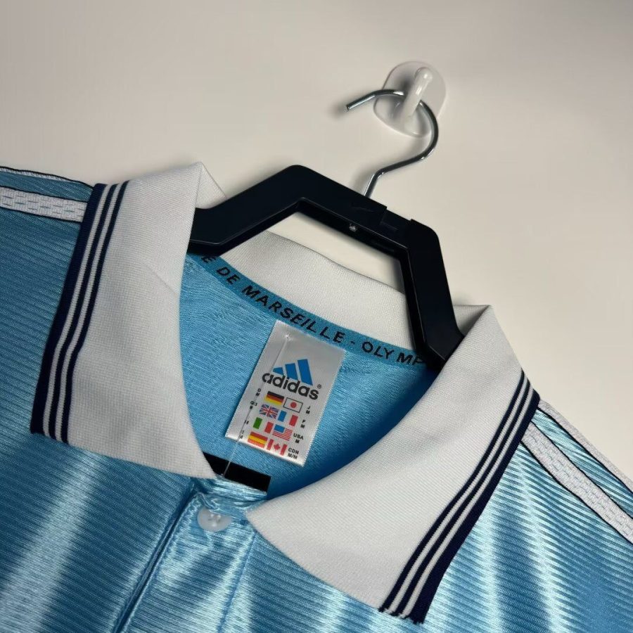 maillot-exterieur-olympique-de-marseille-saison-1998-1999 Olympique de Marseille away jersey 1998 1999 season
