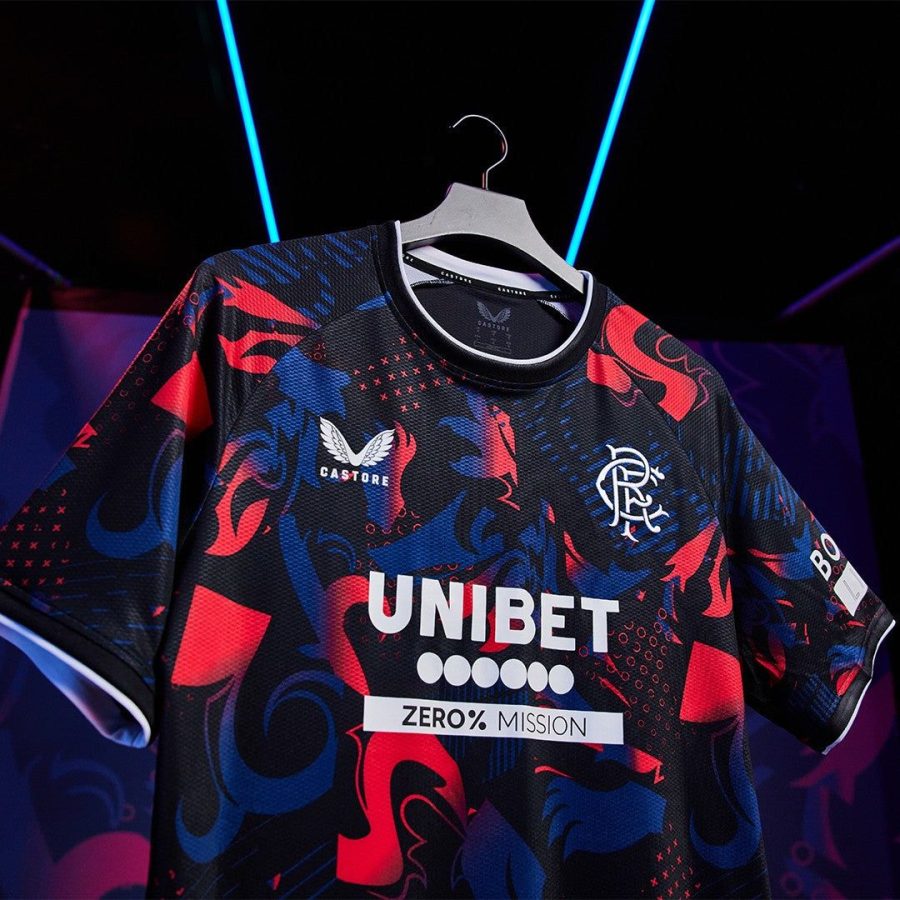 Rangers FC away jersey third soccer kit adult