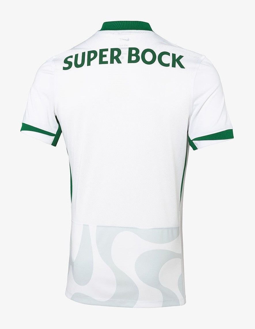 Sporting CP Away Jersey 2025 2026 Season Green and White Soccer Kit