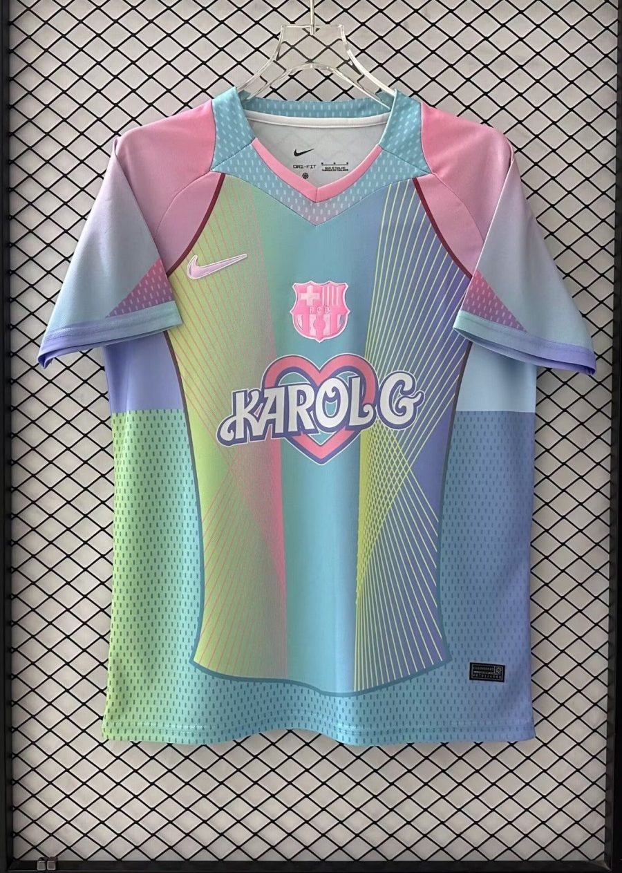 maillot-fc-barcelona-x-karol-g FC BARCELONA x KAROL G SOCCER JERSEY