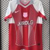 FC BARCELONA x KAROL G RED SOCCER JERSEY