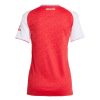 Women's Arsenal home jersey 2025-2026 season red and white