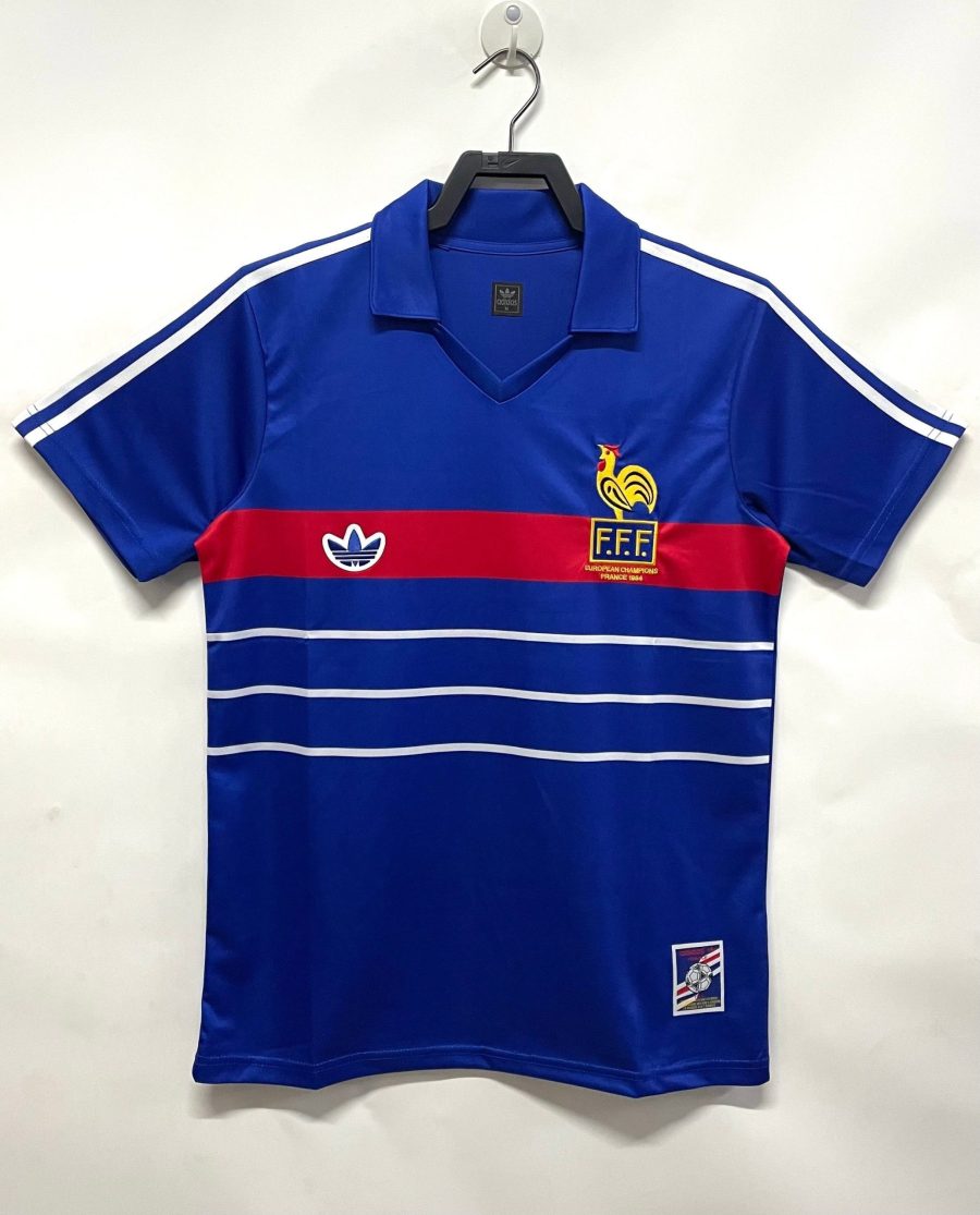 maillot-france-domicile-1984 FRANCE HOME JERSEY 1984