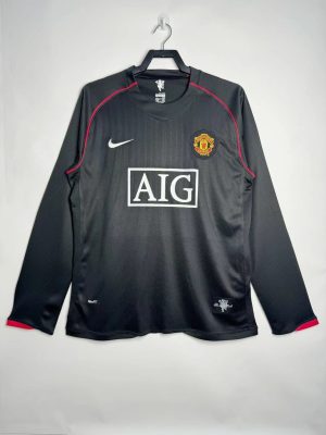 maillot-manchester-united-manches-longues-exterieur-20072008 MANCHESTER UNITED LONG SLEEVE AWAY JERSEY 20072008