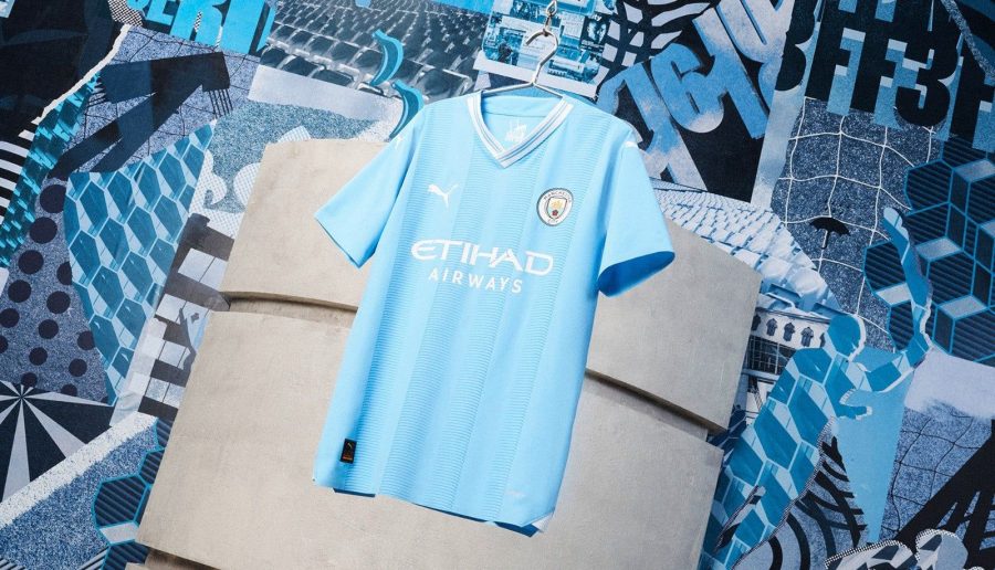 official Manchester City home jersey Premier League 2023 2024