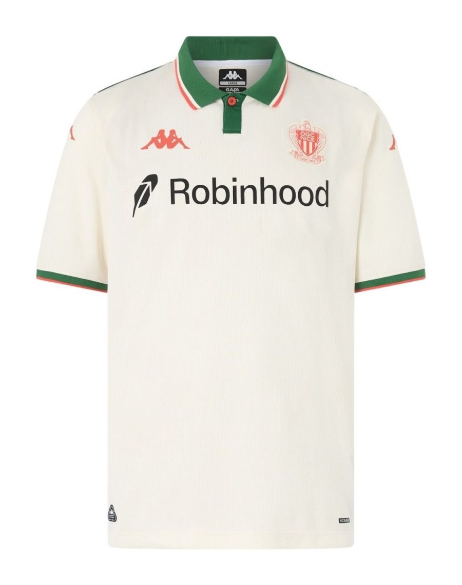 OGC NICE AWAY JERSEY 20252026