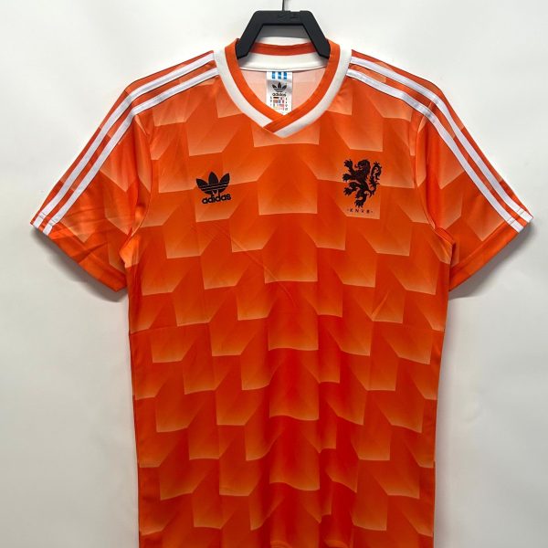 Netherlands Home Soccer Jersey 1988