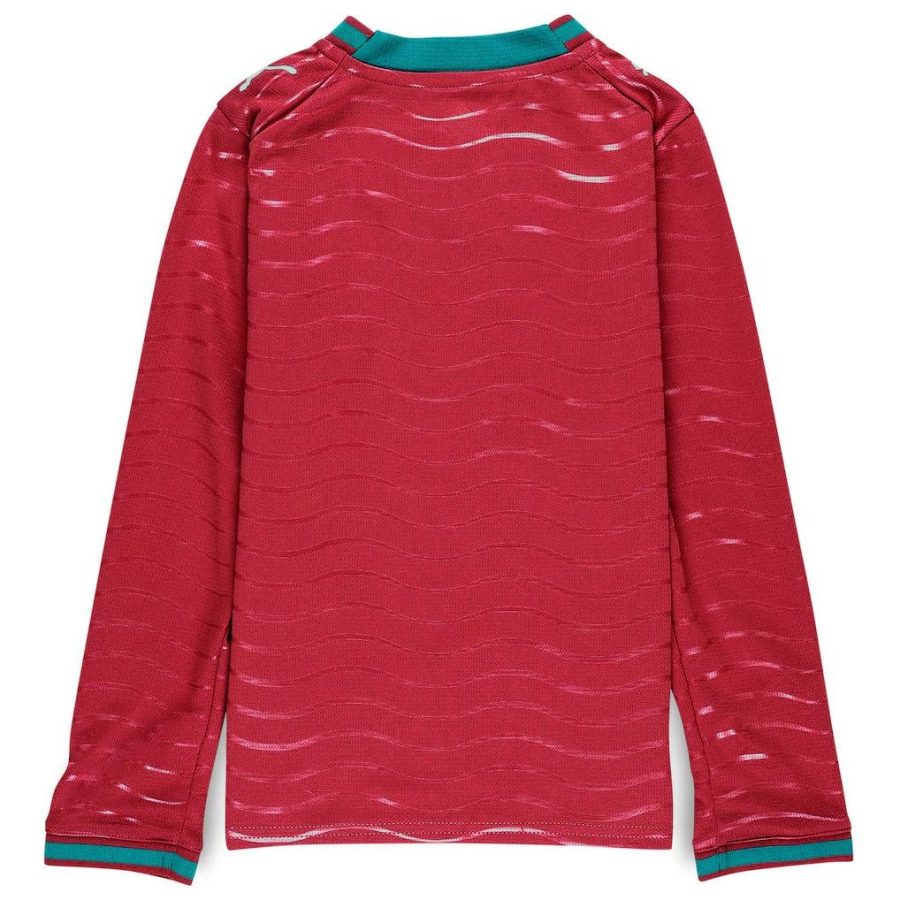 Portugal home long sleeve jersey 2026 season soccer style