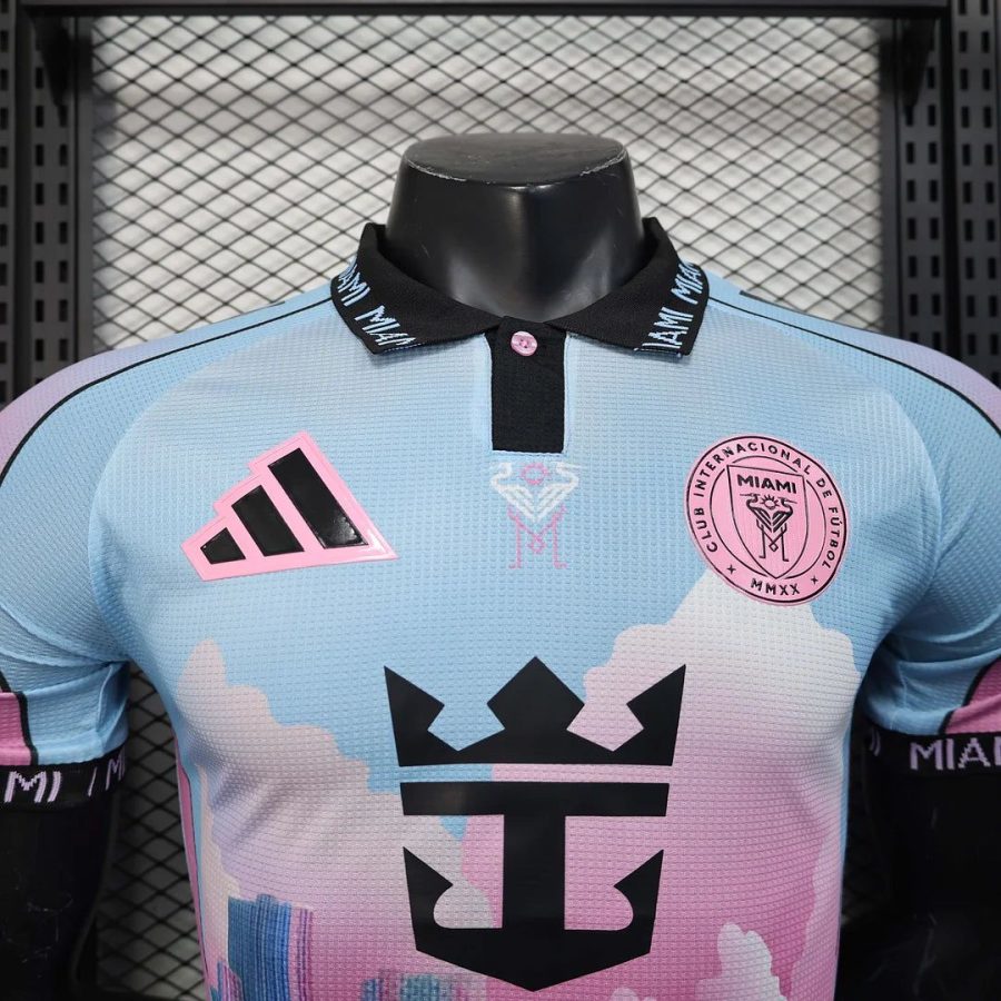Inter Miami pre-match jersey 2025 2026 season pink and black