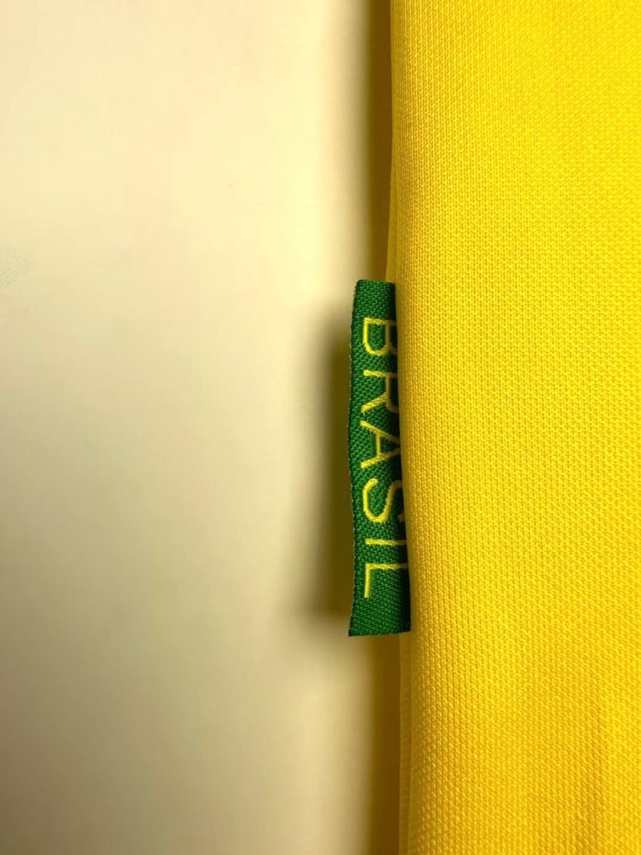 retro Brazilian national team yellow home jersey 1997