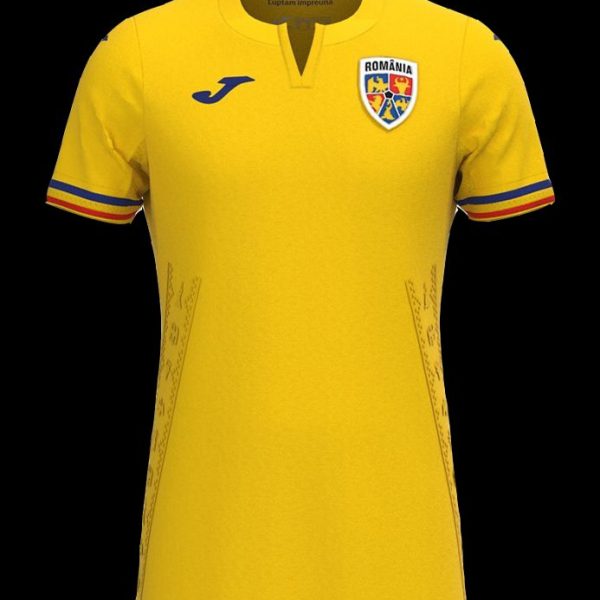 Romania 2023-2024 Home Soccer Jersey
