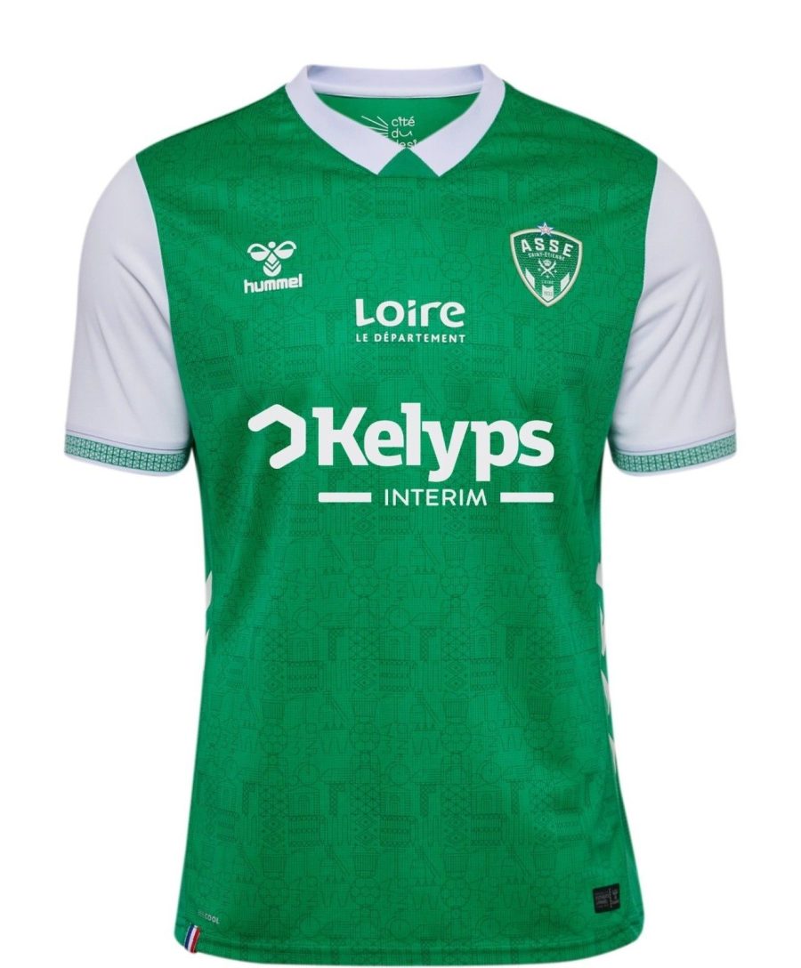 SAINT-ÉTIENNE HOME SOCCER JERSEY 20252026