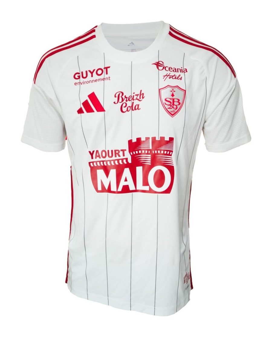 STADE BRESTOIS AWAY SOCCER JERSEY 20252026