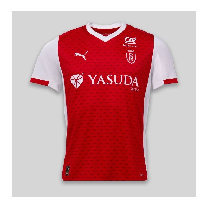 STADE DE REIMS HOME SOCCER JERSEY 20252026