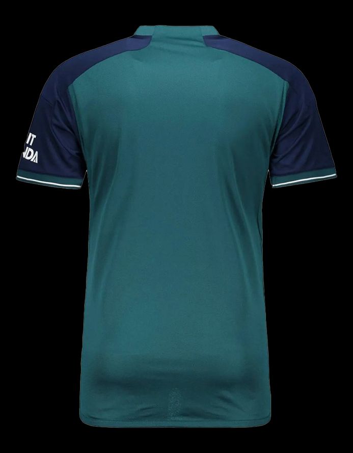 Arsenal third jersey 2023 2024 season away kit red and navy blue