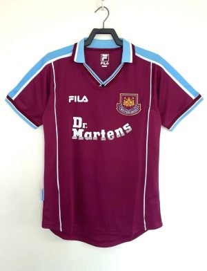 maillot-west-ham-domicile-20002001 WEST HAM HOME JERSEY 20002001